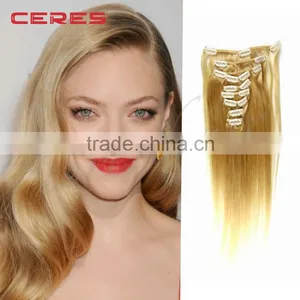 Xuchang Ceres Cheap Clip in Hair Extensions, 100% Synthetic Hair, Top Quality Clip Hair thumbnail-1