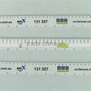 High Quality Plastic Ruler OEM Logo Design Colorful Printing Plastic Ruler 30cm thumbnail-5