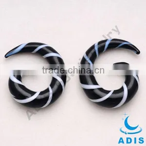 Charming Body Jewelry Wholesale Quality Fashion Glass Spiral Piercing thumbnail-2