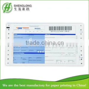 (PHOTO)FREE SAMPLE,210x140mm,4-ply,loose-leaf,barcode,national Courier Waybill thumbnail-3