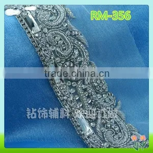 Garment Accessories and Beaded Bridal Trims for Wedding Dress thumbnail-1