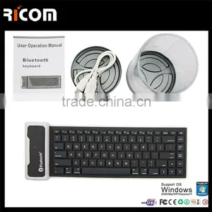 Cheap Silicone Wireless Bluetooth 3.0 Keyboard,silicone Rubber Keyboard Bluetooth,wireless Silicon Bluetooth Keyboard---SKB-212 thumbnail-2