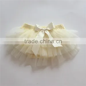 Kaiya Latest Chiffon Cotton Solid Colors Wholesale Baby Ruffle Bloomers thumbnail-3