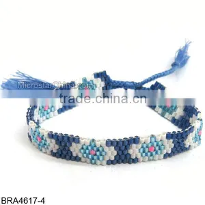 Bohemian Tassel Small Beaded Bracelet thumbnail-5