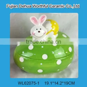 New Ceramic Easter Decorations,ceramic Candy Jar for 2016 Easter Party thumbnail-1