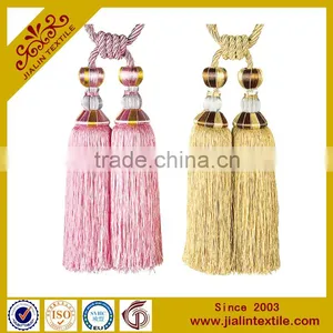 China Supplier Beaded Ball Polyester Tassel Manufacturer thumbnail-1