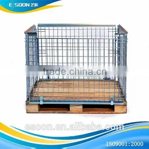 Stackable Metal Wire Containers Match Pallets thumbnail-1