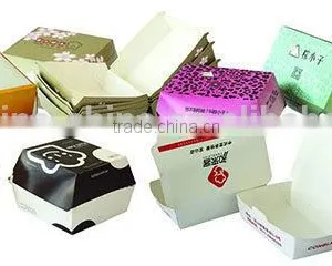 Overseas After-sales Service Provided Burger Box Making Machine thumbnail-5