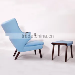 China Factory Supply Designer Furniture Hans Wegner Papa Bear Chair thumbnail-3
