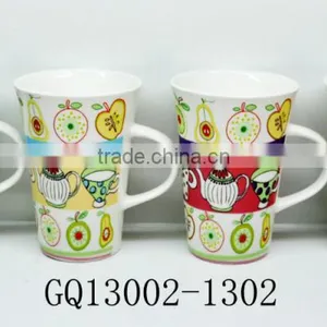 340cc Modern Bone China Dinnerware Tea Cups and Decals Heat Resistant thumbnail-2