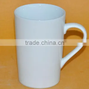 White Porcelain Coffee Mug Low Price With Handle thumbnail-2