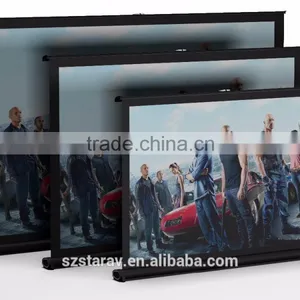 2016 Table Screen Mini Lcd Screen for DLP Projector Mini Desktop Screen thumbnail-2