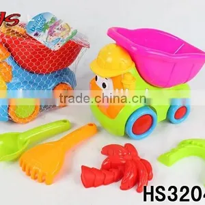 5PCS Outdoor Game Mini Sand Castle Molds Toy Cartoon Car thumbnail-1