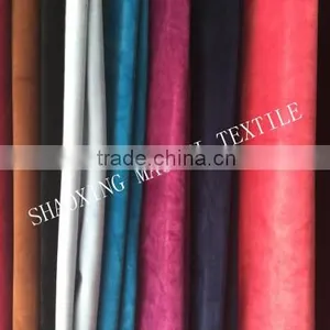 2015 New Design 100%polyester Imitation Cotton Velure Fabric for Sport Wear, Pillows, Toys and so on thumbnail-2