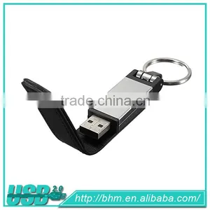 Factory Promotion Gift Leather Portable Usb Memory Disk thumbnail-2