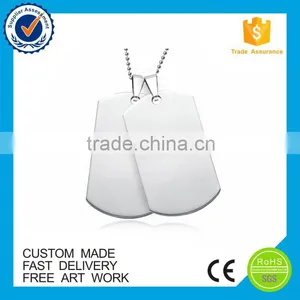 High Quality Promotional Handbag Metal Name Tag Blank Dog Tag thumbnail-2