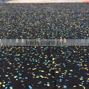 Laminated Slip-resistant Rubber Flooring Tile thumbnail-5