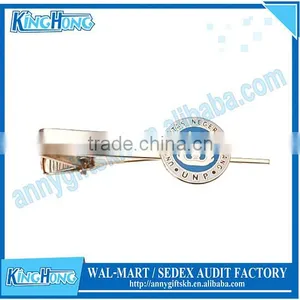 Die Struck Iron Soft Enamel With Epoxy Metal Tie Clip thumbnail-2