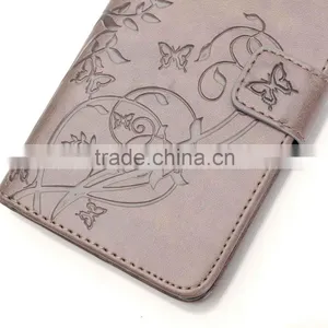 Topsales Custom-made Leather Flip Case Cover for Wiko Rain Bow thumbnail-2