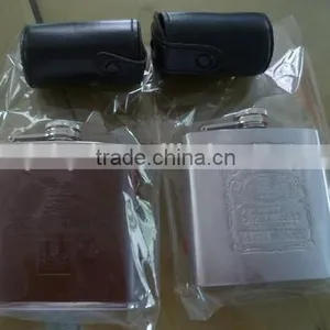 Professional Service New Design Stainless Steel Hip Flask With Cigarette Case thumbnail-3