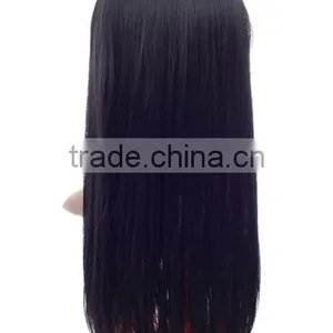 Cheap High Heat Resistant Mix Color Red Synthetic Long Cosplay Wig With Bangs thumbnail-4