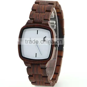 2016 High Quality Sandalwood Quartz Wooden Watches for Couple thumbnail-3