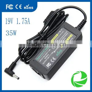 New FOR ASUS Core i7 Laptop Charger 19V 1.75A Mini Notebook Laptop AC Adapter thumbnail-1
