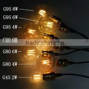 Decorative LED Filament Bulb G95 E27 110V 240V Indoor Lighting thumbnail-6