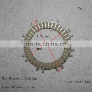 SCL-2013040767 Hot Wholesale Motorcycle Engine Clutch Disk for Hon da C70 Parts thumbnail-3
