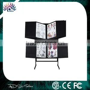 Professional Stainless Steel Tattoo Flash Display Rack,tattoo Photo Display Racks With Free Stand thumbnail-1