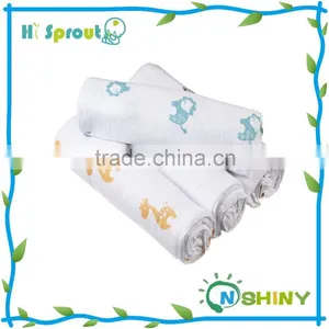 Super Soft Lattice Muslin Swaddling Baby thumbnail-1