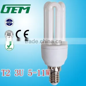 Warmwhite Energy Saving 3U/Spiral T2 Mini Lamp E14 With 5-15W thumbnail-3
