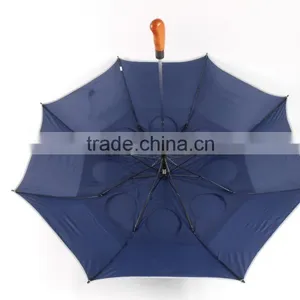 Air Vent Golf Umbrella 2-fold Oversize Windproof Golf Umbrella thumbnail-3