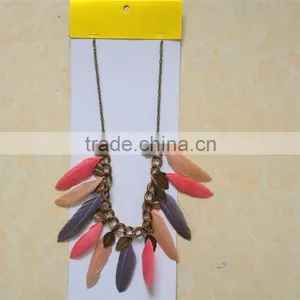 Paragraph-blasting Beautiful Elegant Feather Nacklace thumbnail-3