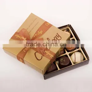 High Quality Best Paper Chocolate Box Packaging With Ribbon thumbnail-3