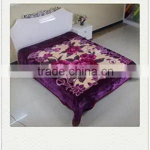 Knitting Machine Adult Bed Sheet Mink Blanket thumbnail-1