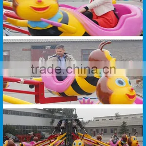 China Manufacturing Funfair Fiberglass Rides! Amusement Rotating Bee Ridess thumbnail-6