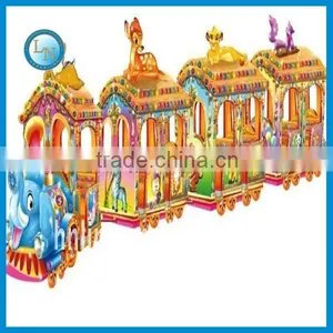 2016 Product,Fair Park Tourist Game! Kid Outdoor Electric Rides Trackless Train thumbnail-3