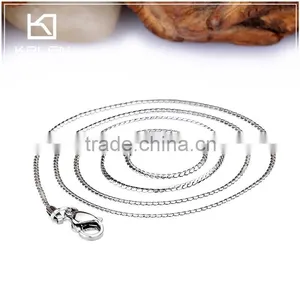 Stainless Steel Link Chain Fashion Jewelry Charm Necklace Wholesale thumbnail-1