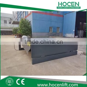 Manufacturer Sale 8T-15T Dock Leveler Capacity Stationary Electric Hydraulic Loading Ramp thumbnail-1