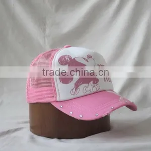 5-panel Plastic Pink Cap Nail Baseball Cap thumbnail-6