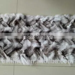 Best Quality Real Fox Fur Blanket Madein China thumbnail-1