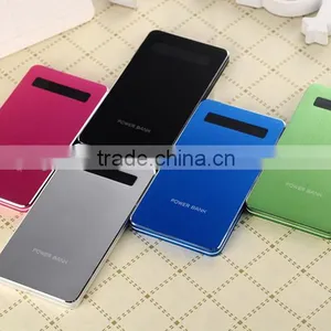 China Innovation Products OEM Colorful Ultra Thin Lcd Display Smartphone Universal Portable 4000mah Power Bank thumbnail-2