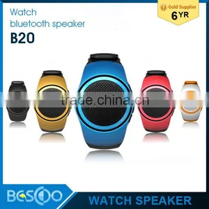 B20 Portable Bluetooth Watch Speaker With Watchband Outdoor Sports Wireless Mini Speaker Support TF Card FM USB Flash Handsfree thumbnail-1