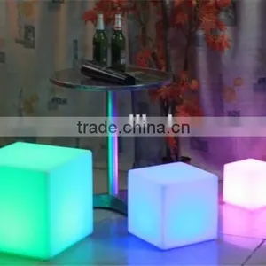Plastic Rechargeable Led Cube Furniture Sale Factory Selling Cube Chairs For Kids thumbnail-2
