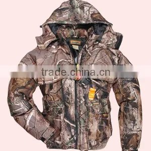 Cotton Polyester Plain Waiter Proof Hunting Camouflage M-65 Soft Shell Tactical Jacket thumbnail-1