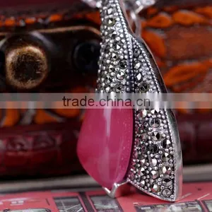 Horn Shaped Pendant Handmade Jewelry Thailand Factory Direct Wholesale thumbnail-5