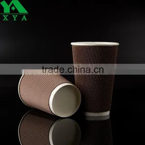 Custom Ripple Wall Cappuccino Coffee Cups thumbnail-1