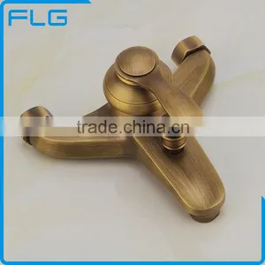 Single Lever Brass Antique Faucet Shower Set thumbnail-3