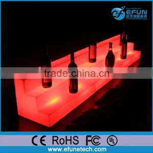 Waterproof Rgb Color LED Wine Cabinet,modern Led Wine Bottle Display Shelf thumbnail-1